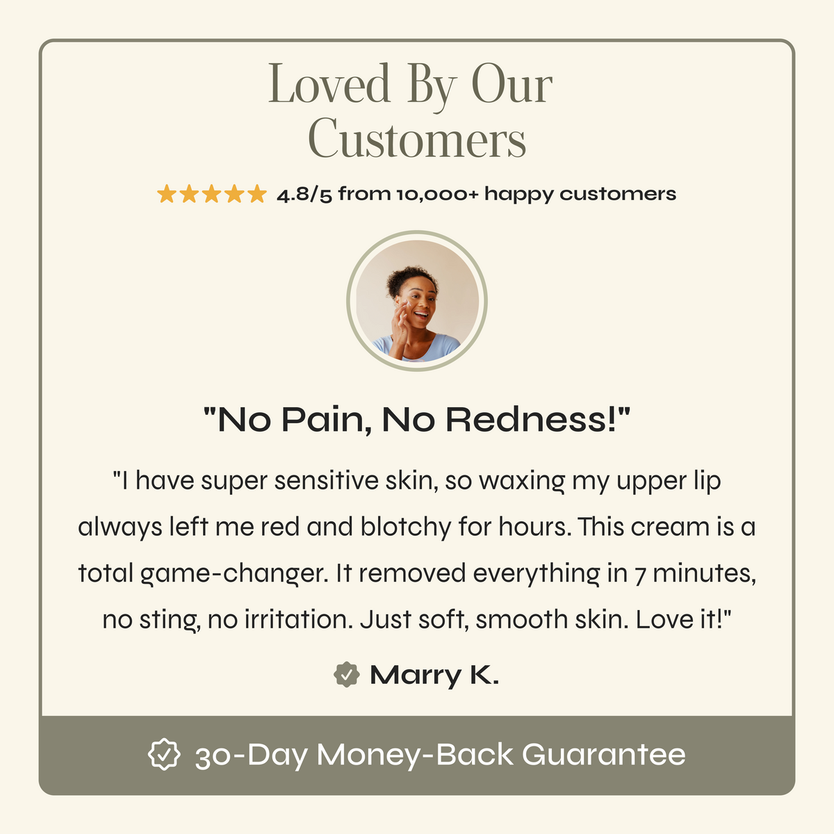 Facial Hair Removal Cream + Calming Serum